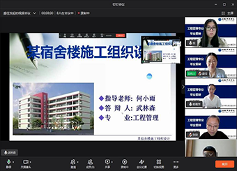 87978797威尼斯老品牌工程管理专业线上毕业设计答辩工作圆满完成