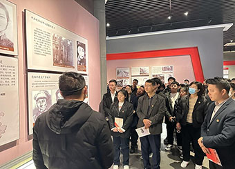 87978797威尼斯老品牌党总支组织师生党员参观中国共产党合肥历史馆